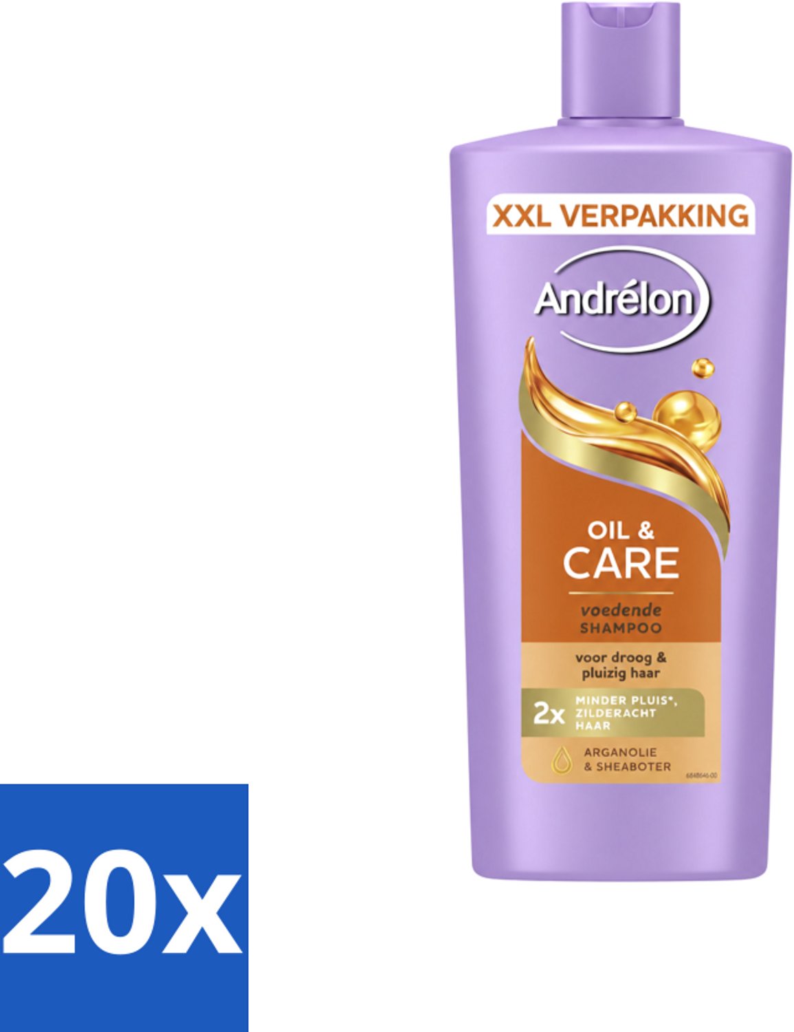 20 x Andrélon – Shampoo – Oil & Care – 685 ml - Voordeelverpakking - 20 stuks