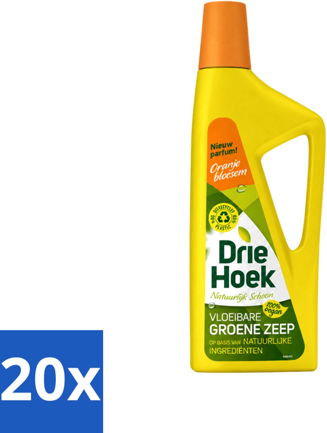 20 x Driehoek – Vloeibare Zeep – Oranjebloesem – 725 ml - Voordeelverpakking - 20 stuks