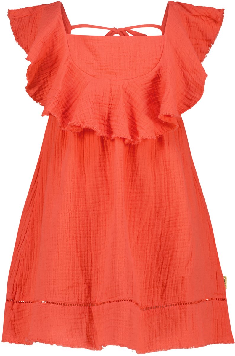 Vingino Pitia Meisjes Jurk - Hot coral