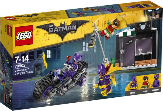 LEGO BATMAN MOVIE Catwoman Catcycle achtervolging 70902