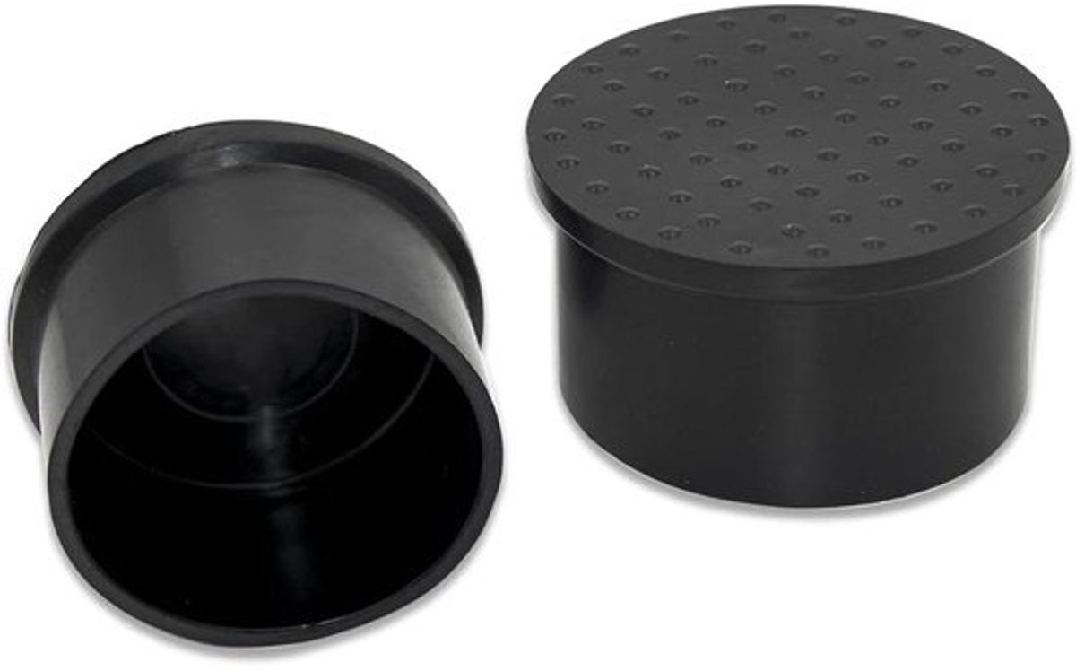 Stoel Vloerbeschermers - Meubelvoet Covers - Vloer Beschermen - Zonder Lijm - 50 mm - Zwart