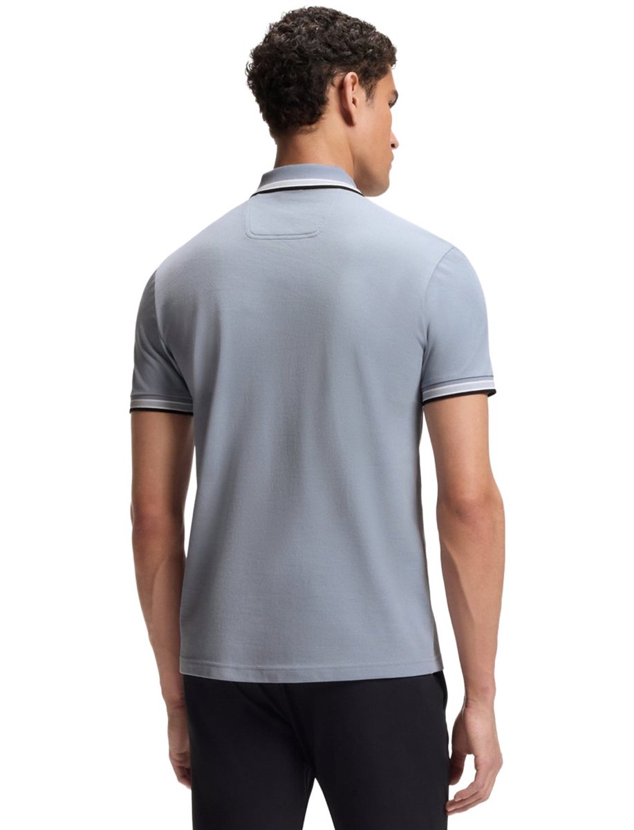 Hugo Boss poloshirt korte mouw grijs