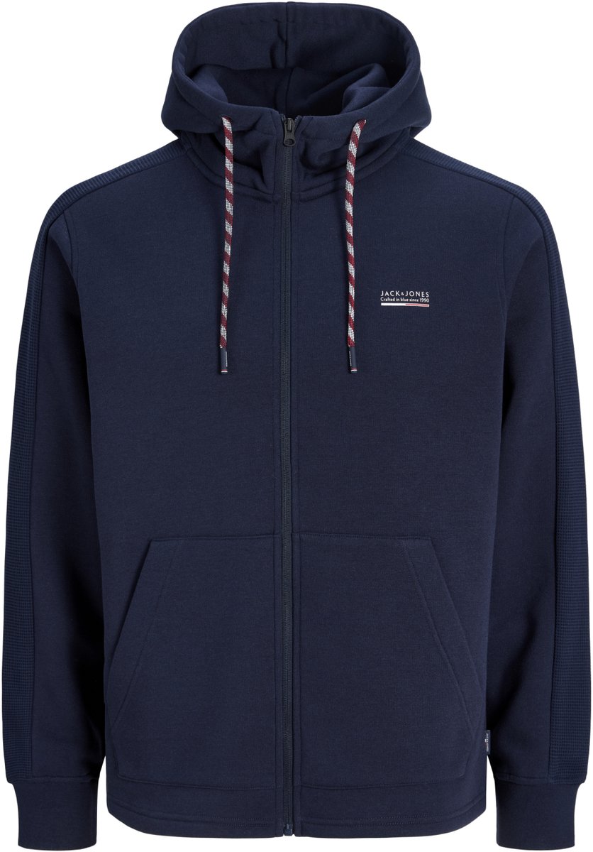 Jack & Jones Vest Jjkyle Sweat Zip Hood 12298468 Navy Blazer Mannen Maat - M
