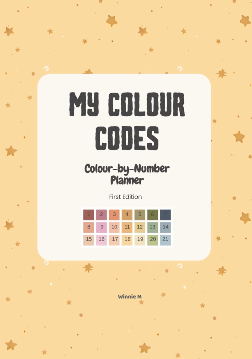 My Colour Codes: Colour-by-Number Planner - ShopVlot