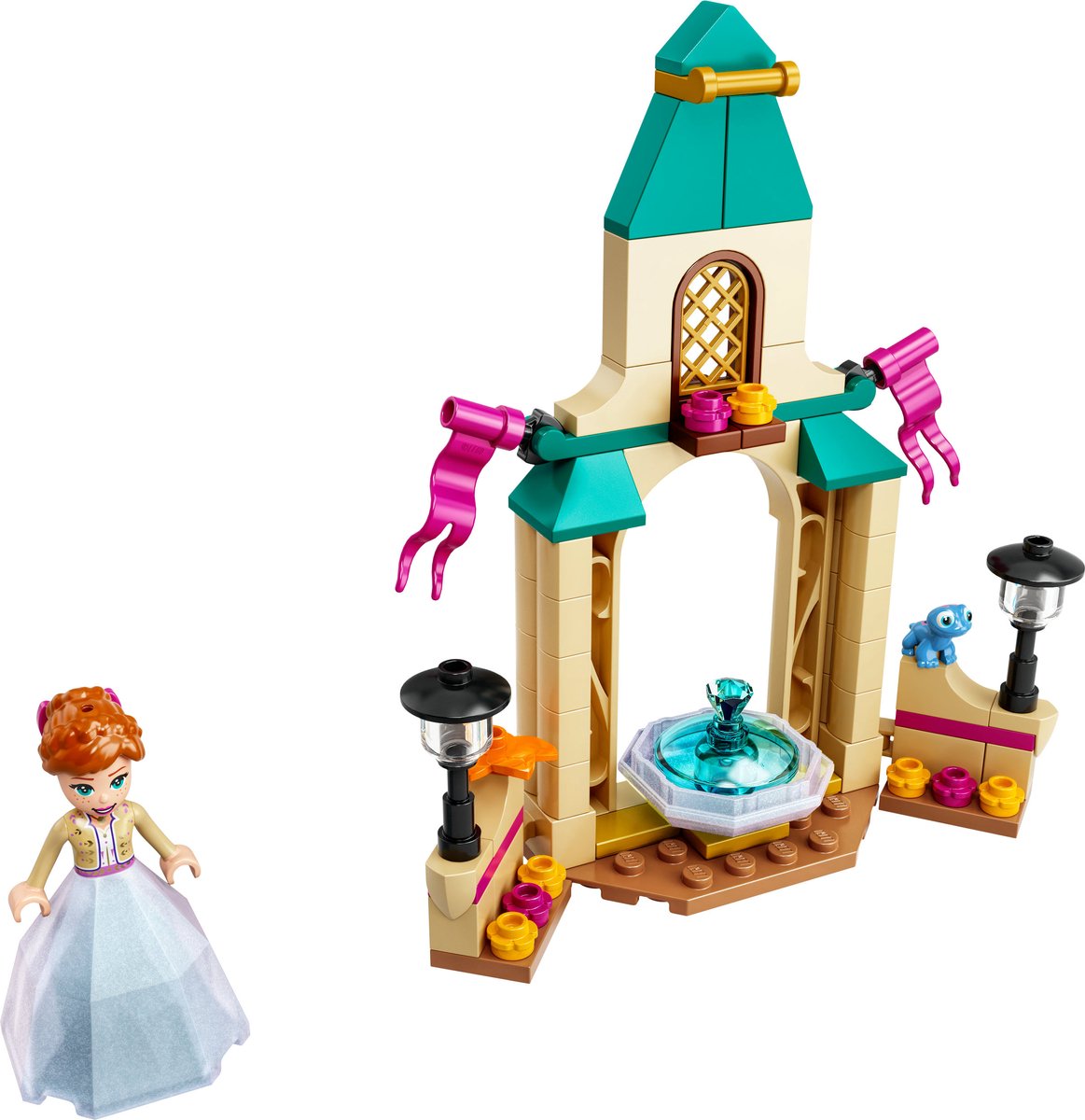 LEGO® ǀ Disney Binnenplaats van Anna's kasteel 43198 bouwset; ontworpen voor fans van Disney's Frozen 2; bouwbaar prinsessenspeelgoed dat de verbeelding prikkelt en uitnodigt tot onafhankelijk speelplezier; leuk Arendelle cadeau voor kinderen vanaf 5 — cadeau in Spellen & Speelgoed - foto 4