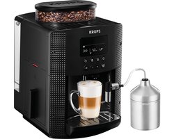 Krups Essential EA8150 - Volautomatische Espressomachine - Thermoblock-systeem - Personaliseren en Favorieten Opslaan - Zwart - Koffiemachine met bonen