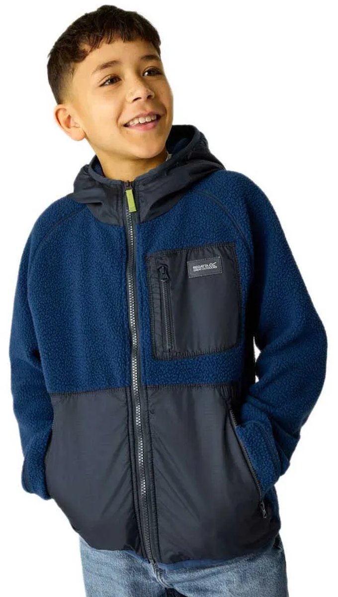 Regatta Munro Hybrid Jas 12 Years Kinderen Marineblauw