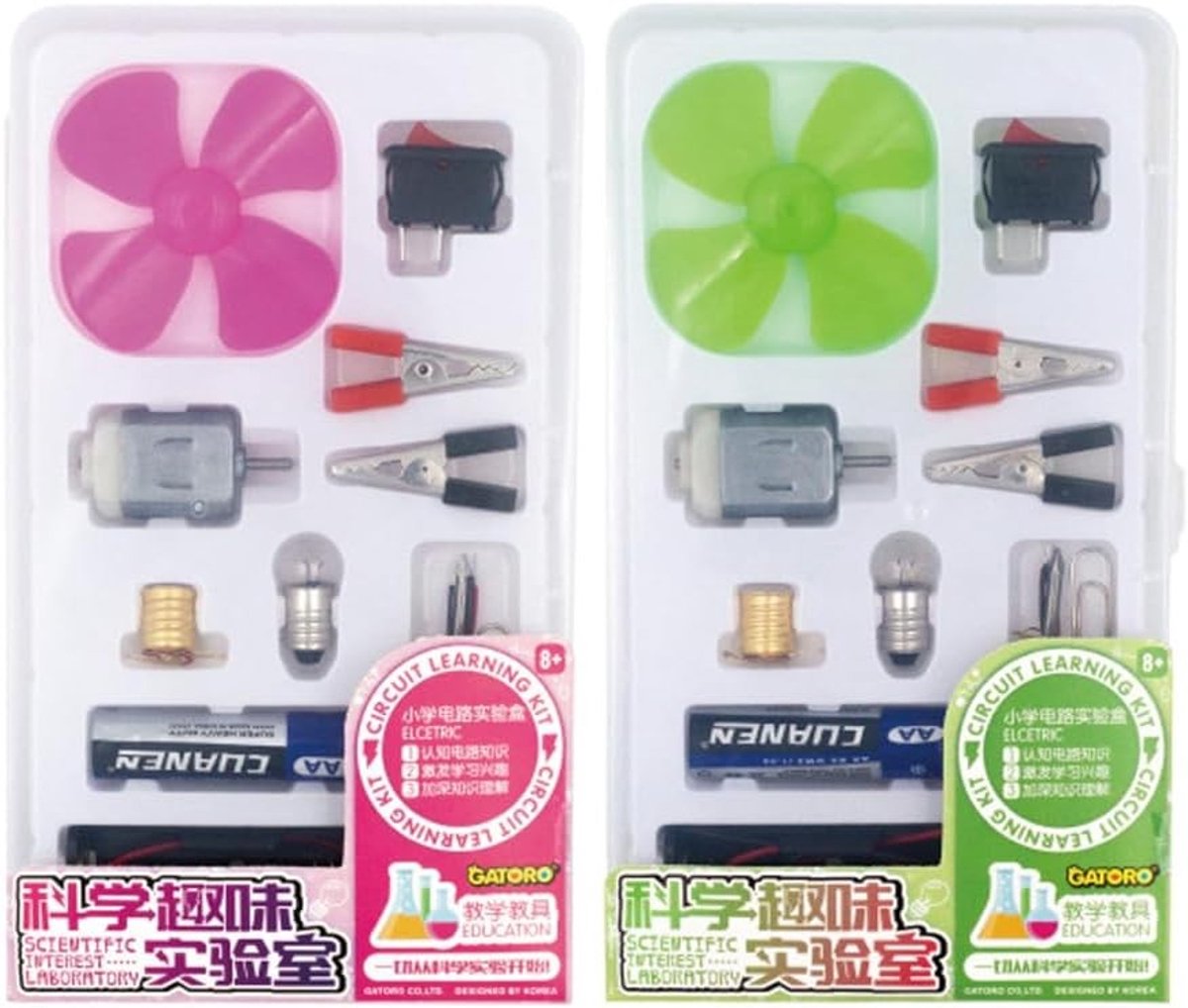 Educatieve Elektrische Circuit Kits voor Wetenschappelijke Projecten - 28 Stuks Montessori Motor Kits voor DIY Activiteiten en Experimenten in de Klas