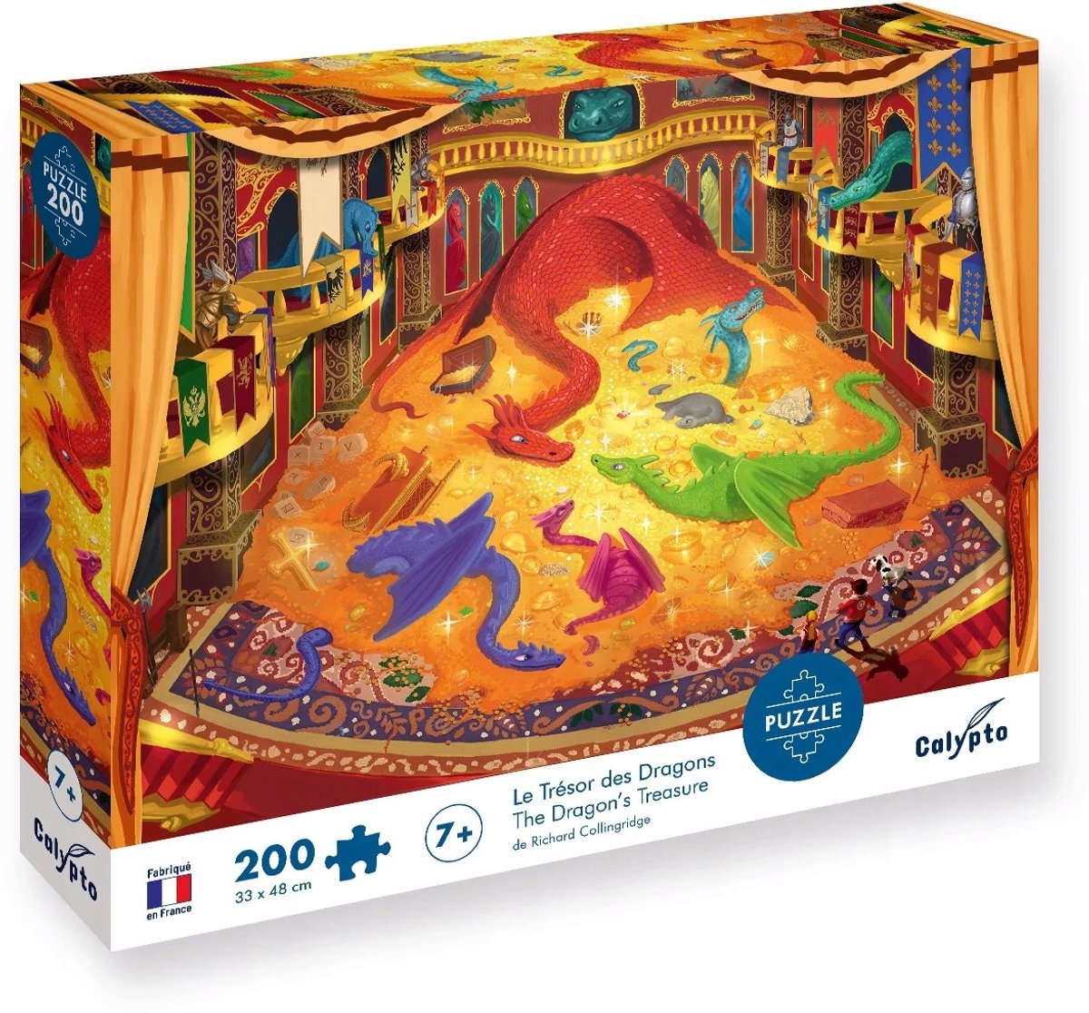 Calypto Draken Schat Puzzel 200 stukjes - 7+ jaar