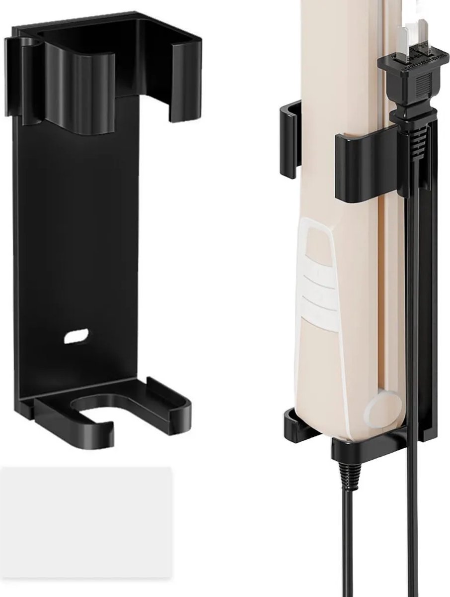Een metalen wandstandaard Geschikt voor Dyson haarproducten, waarin stijltangen, krultangen en meer opgeborgen kunnen worden.