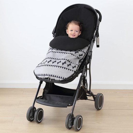 Universele voetenzak voor kinderwagens, warme winterse kinderwagens, slaapzak waterdicht, winddicht, voor kinderwagen, gezellige tenen, voetbedekking voor wandelwagen — afbeelding 3