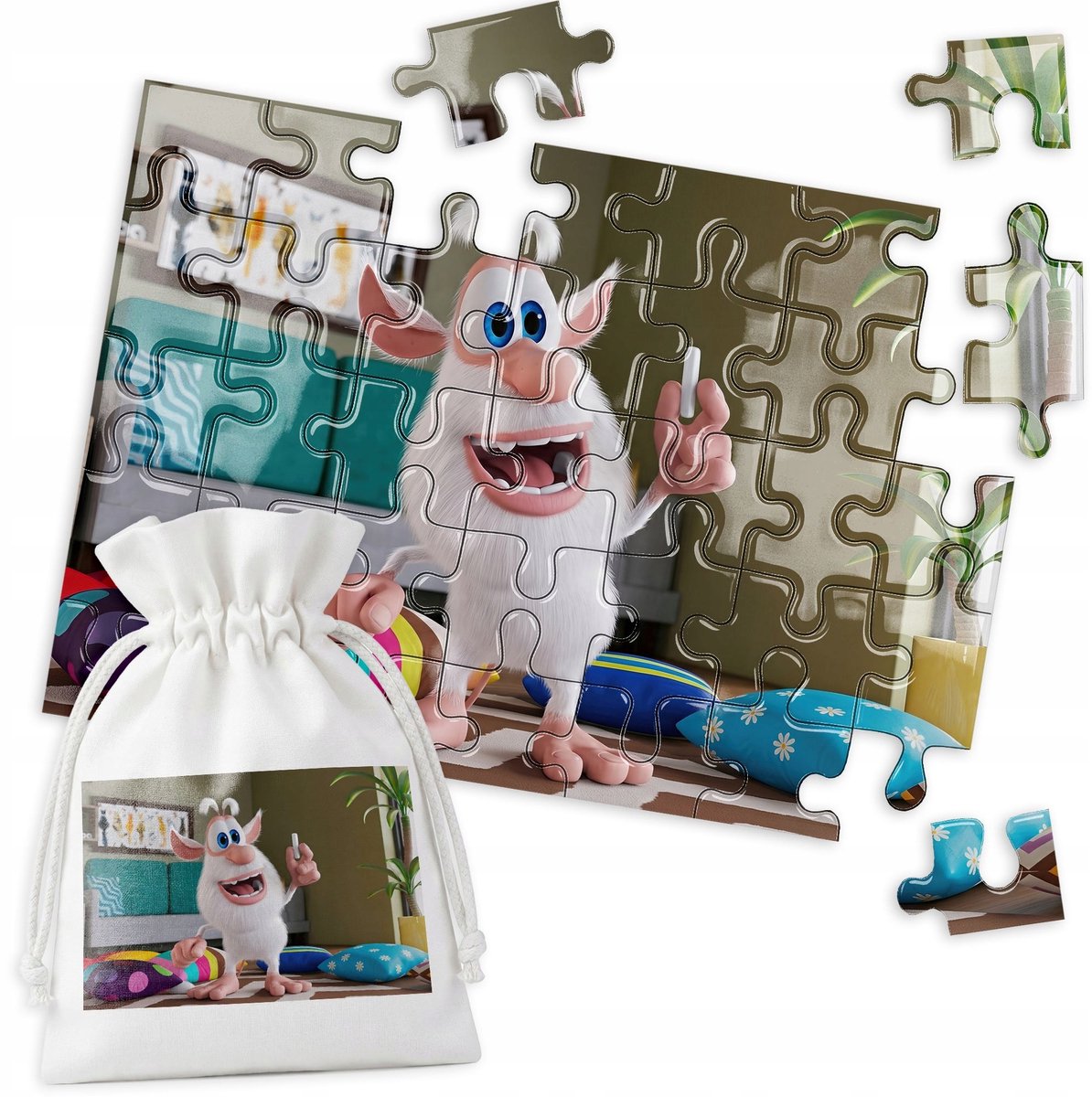 Houten Puzzel voor Kinderen - 35 Stukjes - Kleurrijk Prentje