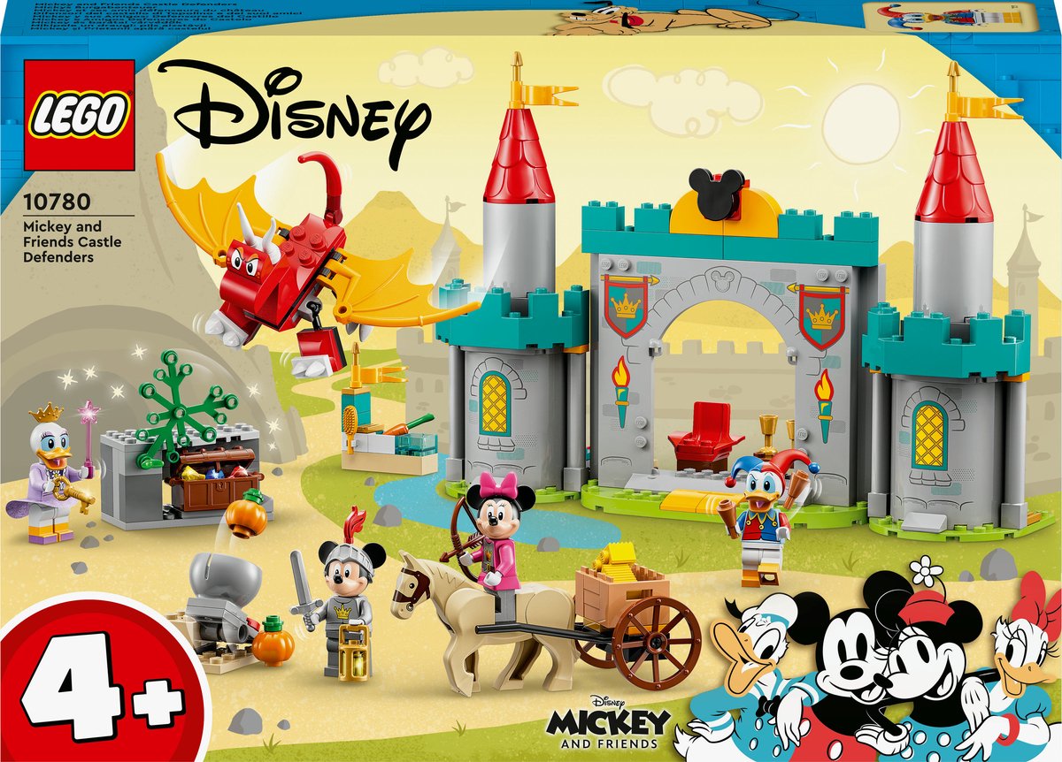 Bol.com LEGO® ǀ Disney Mickey and Friends – Mickey and Friends Kasteelverdedigers 10780 bouwset; stimuleer kinderen om een kaste... aanbieding
