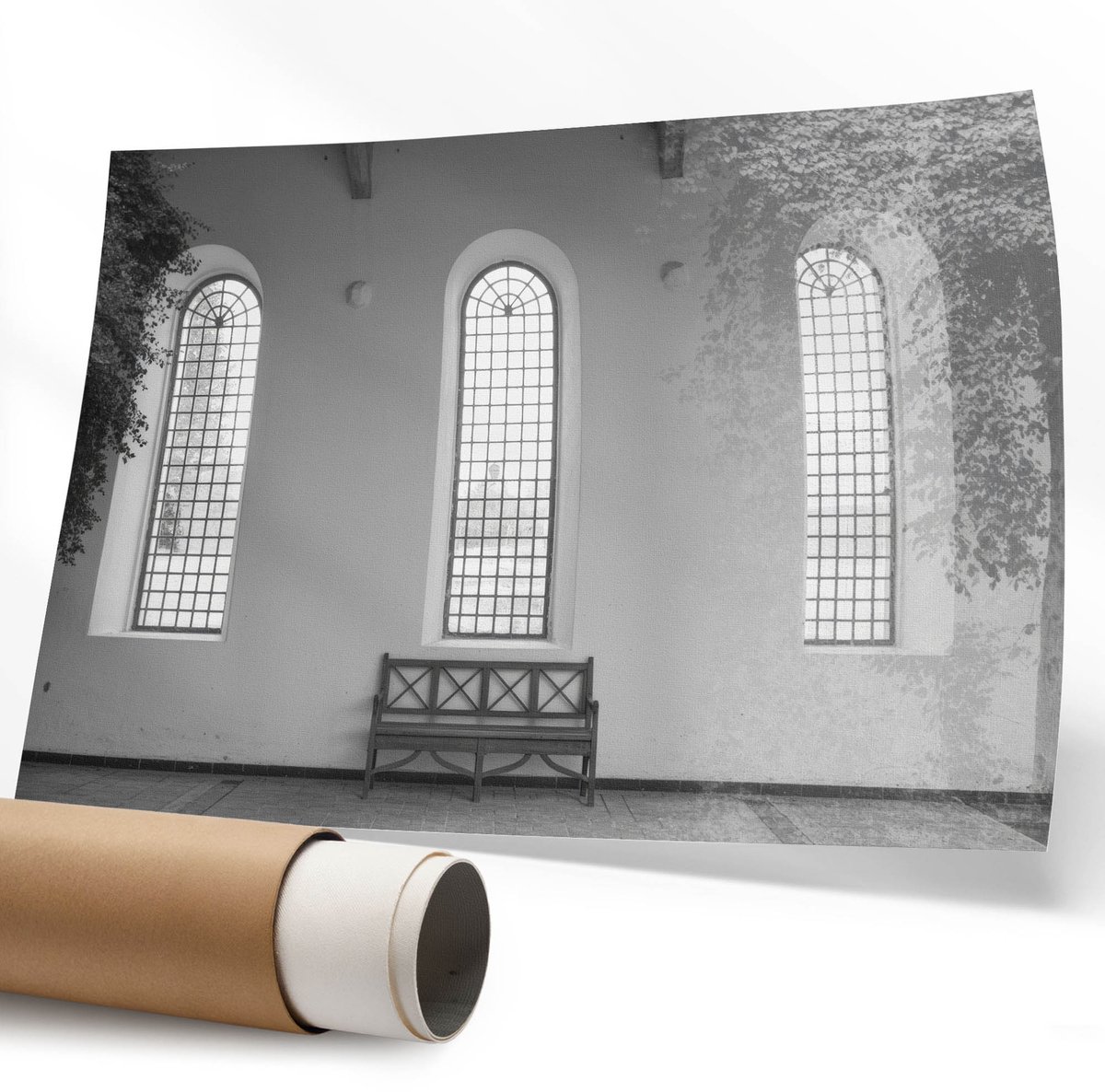 Coloray Polycanvas Wandposter - Minimalisme Van Dynamiek, Illustratie - 594 x 840 mm - Zwart Design - Rechthoek - Canvasposter - Woonkamer - Modern