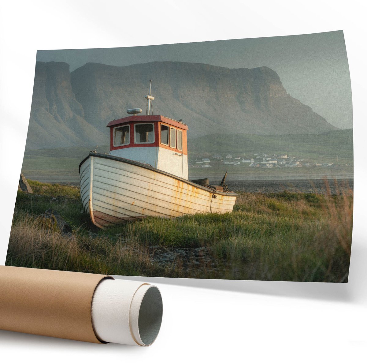Coloray Polycanvas Poster - Kattenramen, Illustratie - 594 x 840 mm - Zwart Wandposter - Rechthoek - Muurdecoratie - Woonkamer - Popcultuur