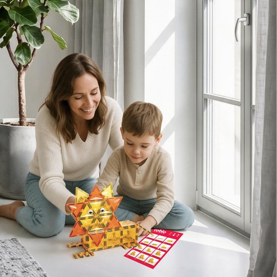 Coblo Bouwkaarten- Educatieve Opdrachten - Montessori speelgoed - STEM speelgoed - Cadeau kind - Speelgoed 3 jaar t/m 12 jaar van Coblo — afbeelding 4