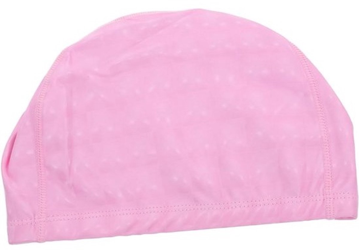 Zwemmuts Volwassenen - Zwemkap Heren Dames - Bescherming Haar - Waterdicht PU Materiaal - 20x12CM - Roze