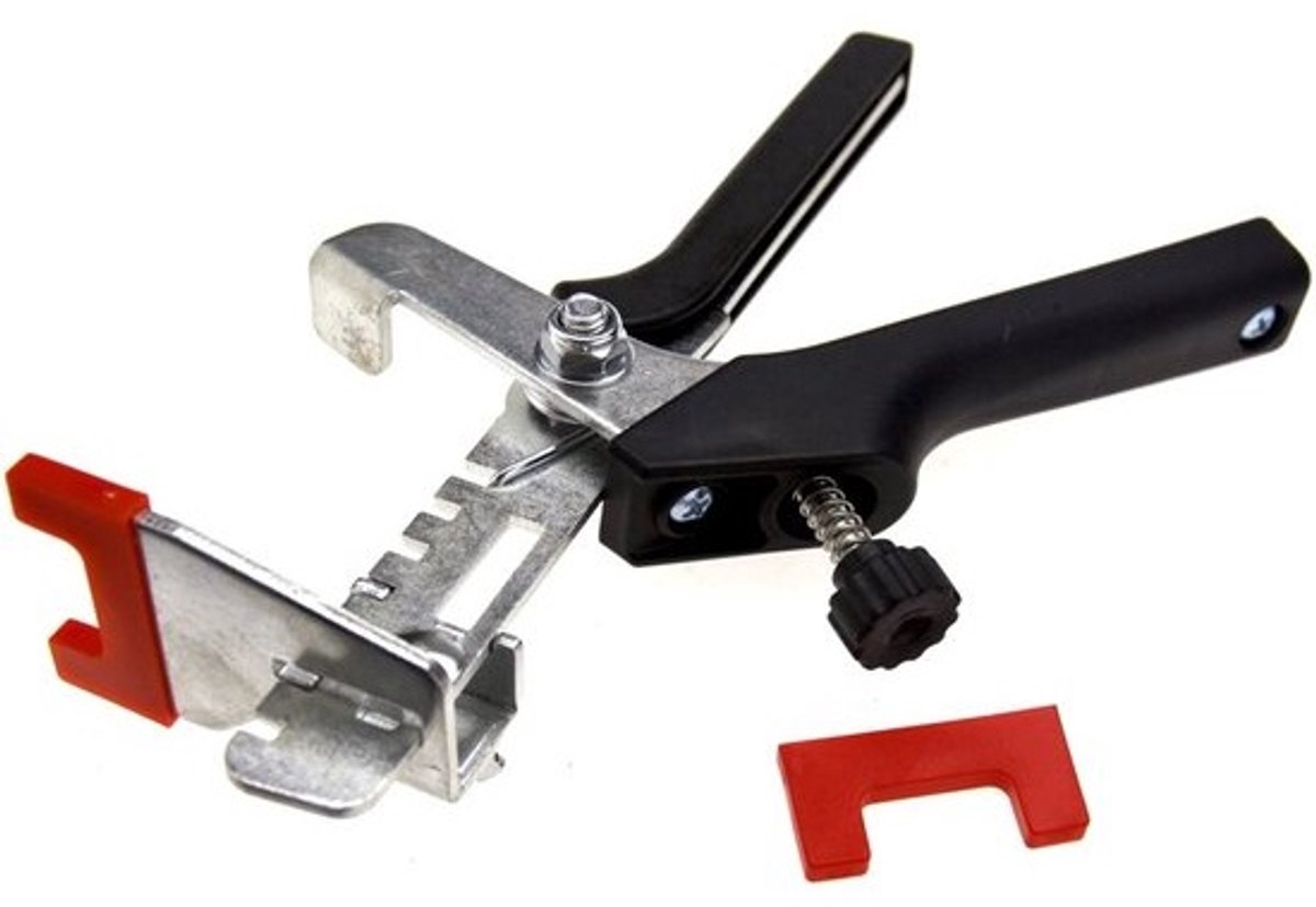 Dailygoods- Tegelinstallatietool Stevige Stalen Constructie - Tegel Locator - Vloertegel - D Type Leveling Systeem - 24 x 2,5 cm - Verbeterde Hechting - Tegelniveau Systeem