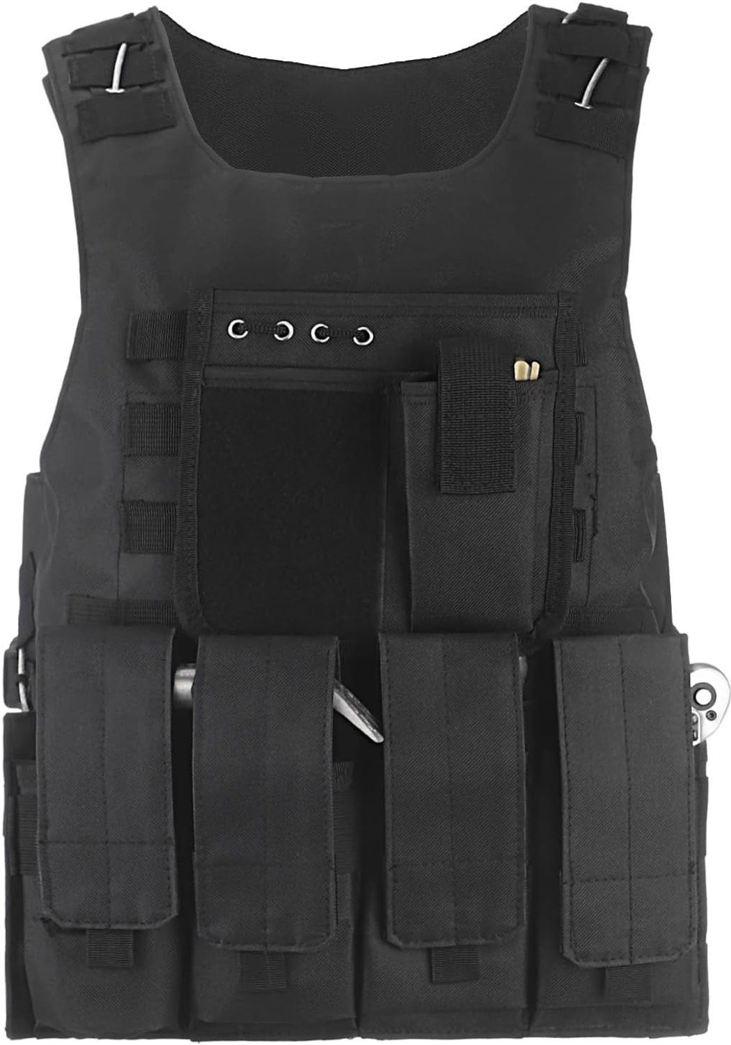Weste, slijtvaste 800D Oxford stof, snelkoppelingssleutel, voor training, jacht, vrijetijdschieten