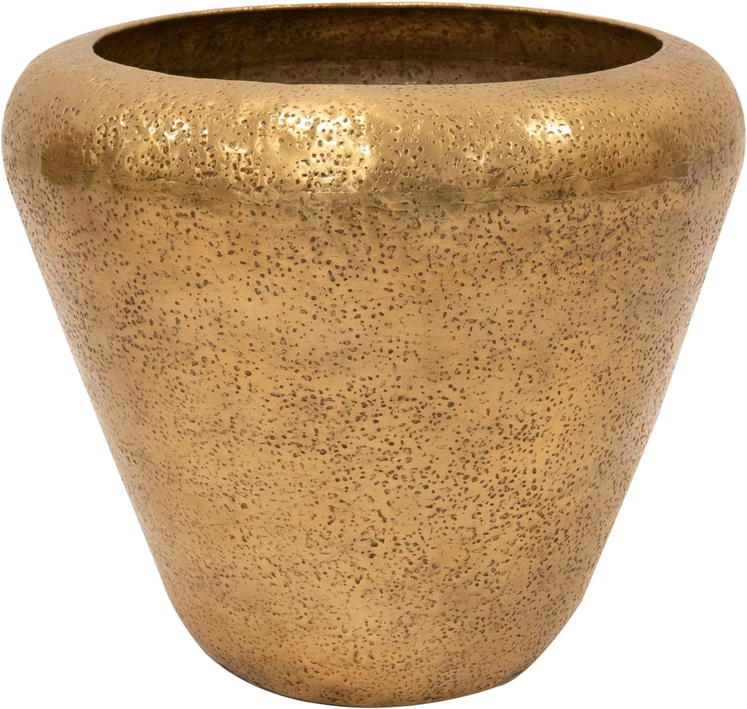 Aluminium goud 45 cm diameter 40 cm hoog