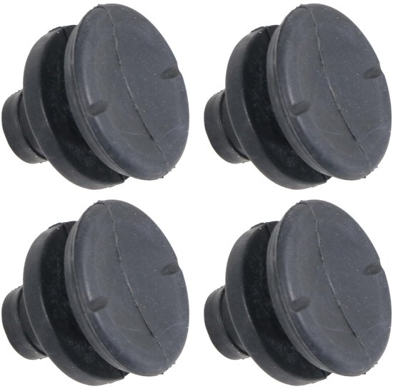 Ronde voet voor Compact CS 2100 3100 3200 4200 5200 XL keukenmachine (Pack van 4 voet, zwart) — afbeelding 2
