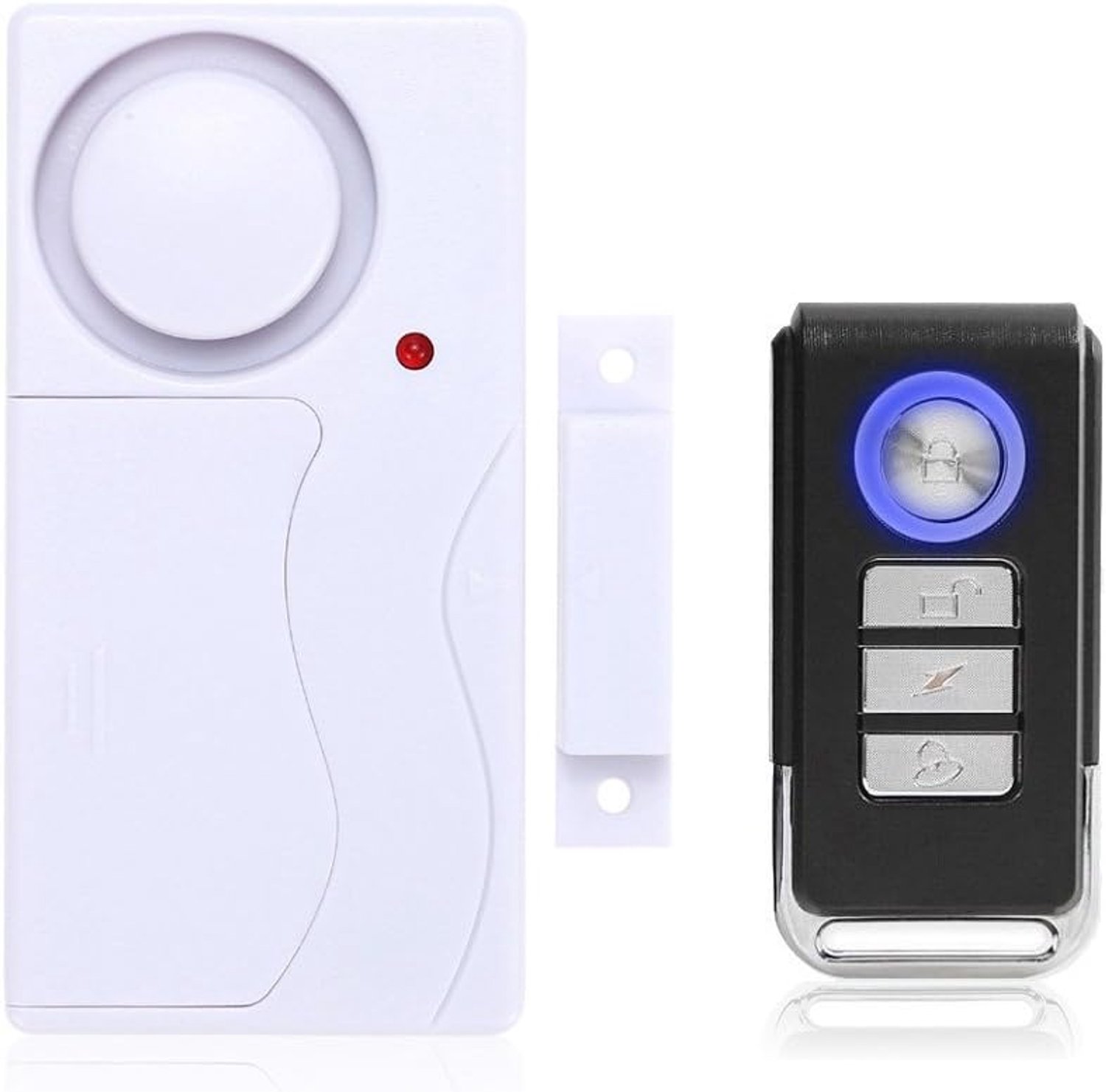 Draadloos diefstalalarm - compact ontwerp - 105 dB super luid - inclusief afstandsbediening - ServiceTopper