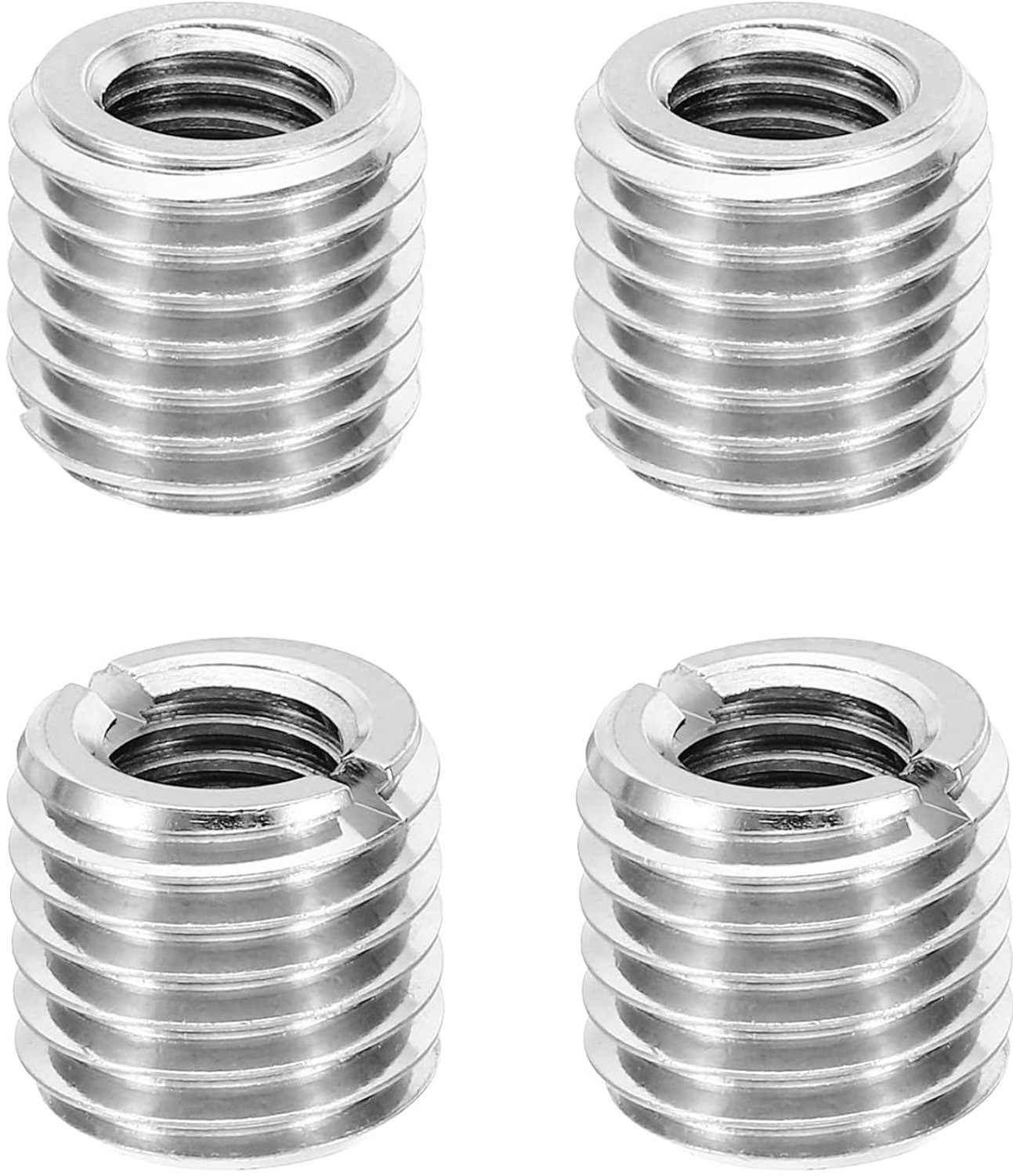 Verloopmoer-adapter M16 x M10 - roestvrij staal - 4 stuks - voor moer-reparatie - m-winkel