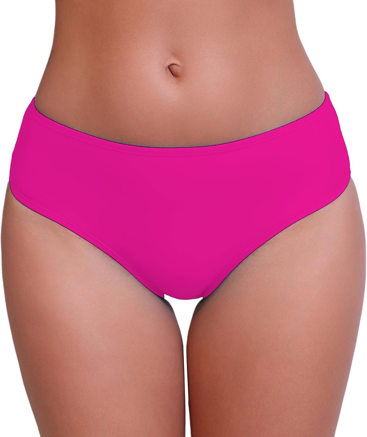 Bikinibroekje middelhoge taille, snel drogend