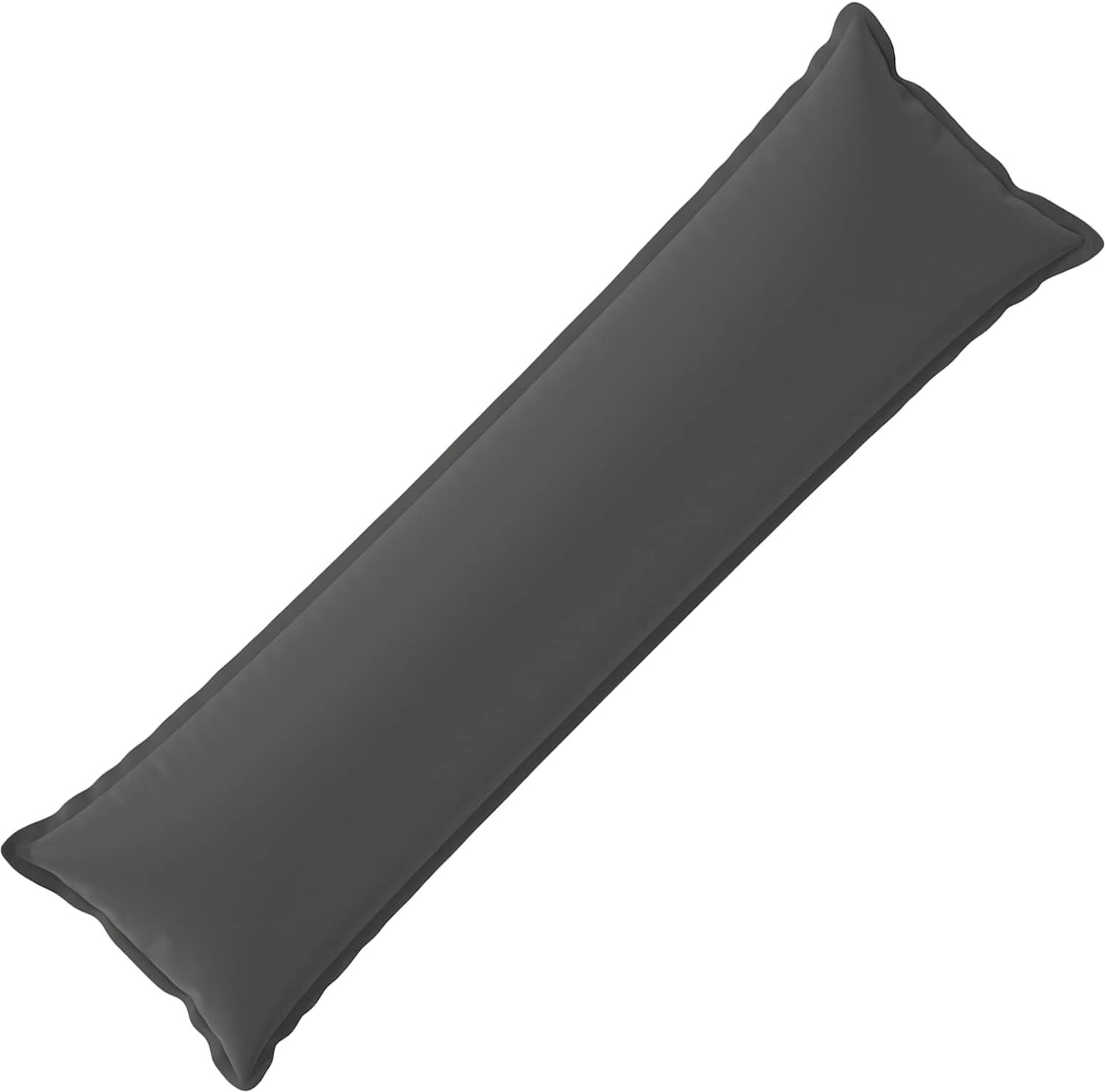 vidaXL Dekenkussen - HOUTEN - Antraciet - 40 - x - 145 - cm - Polyester
