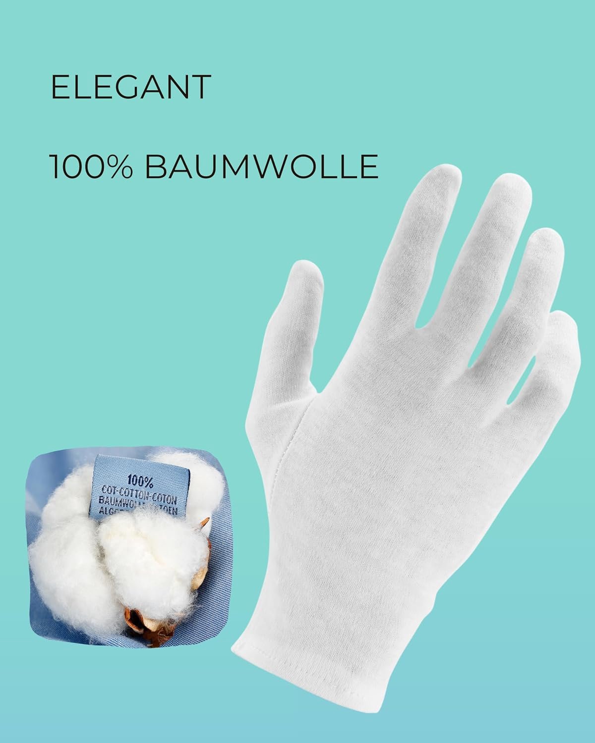 Handschoenen, 12 paar, maat M