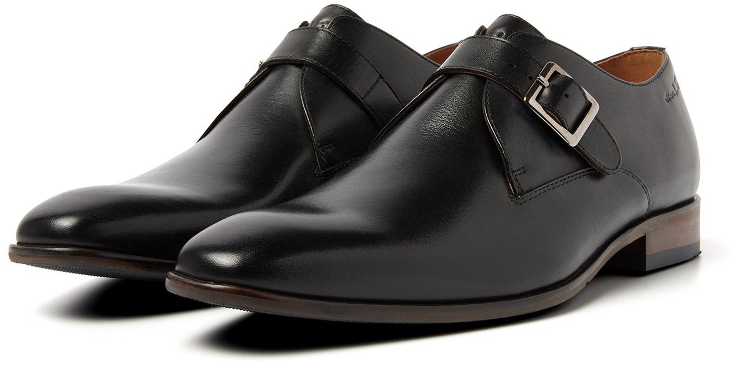 VANLIER - Heren Schoenen - Zwart - Maat 46
