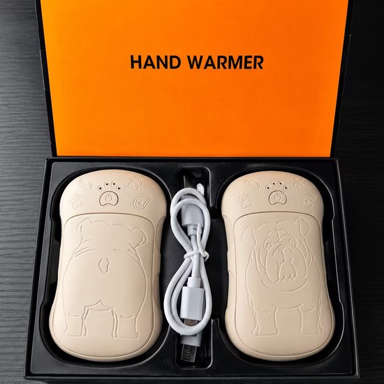 2 Stuks Oplaadbare Handwarmer USB – Elektrische Handverwarmers voor Herfst en Winter – Draagbare Handwarmers voor Binnen en Buiten – Compacte Handverwarmer in Wit – Herbruikbare Handwarmers voor Koude Dagen – Cadeau voor Dames en Heren — cadeau in Sport & Outdoor - foto 2
