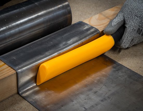 Pro Loodzetlat – Dakgereedschap voor het maken van binnenhoeken en vouwen in lood, koper, zink en aluminium — afbeelding 3