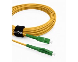 Glasvezelkabel 2m - SC/APC naar LC/APC - Singlemode Simplex - Geschikt voor FTTH, m-winkel - m-winkel
