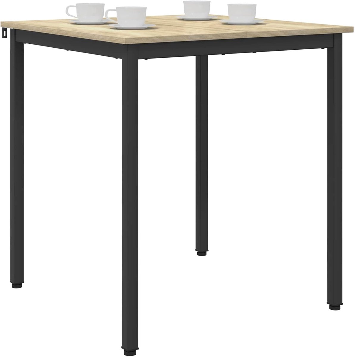 Eettafels 70 x 70 x 75 cm METAAL Vierkant