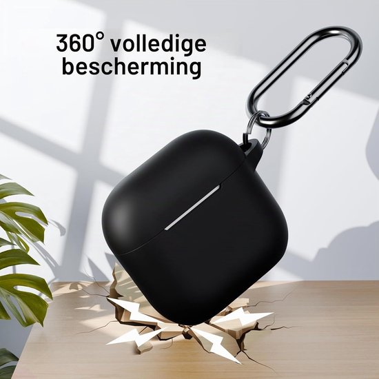 Hoes voor AirPods 5 & AirPods 4 met reinigingsset, zwart — afbeelding 3