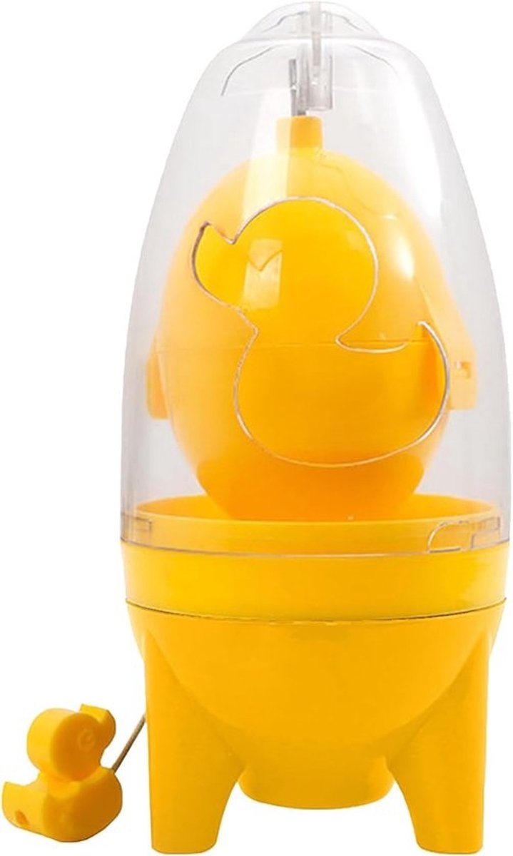 Roerei Shaker - Gouden Ei Maker - Snel Ontbijt - Voedselveilig Siliconen - 19.3 x 15.8 cm - Geel