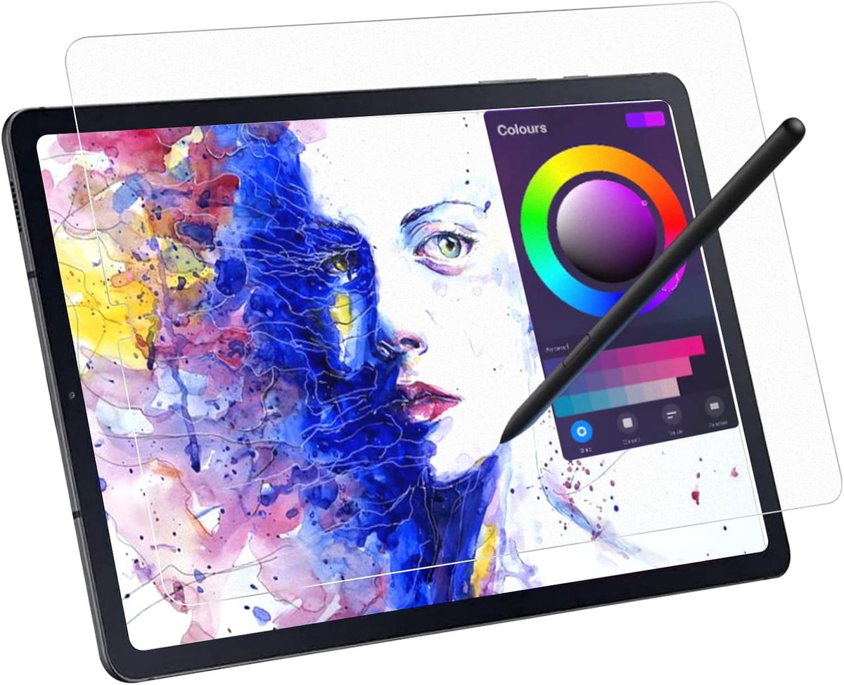 Papieren schermbeschermer compatibel met Galaxy Tab S6 Lite 10,4 inch, matte Samsung S6 Lite schermbeschermer anti-verblinding anti-blauw licht, voor schrijven en tekenen op papier flim