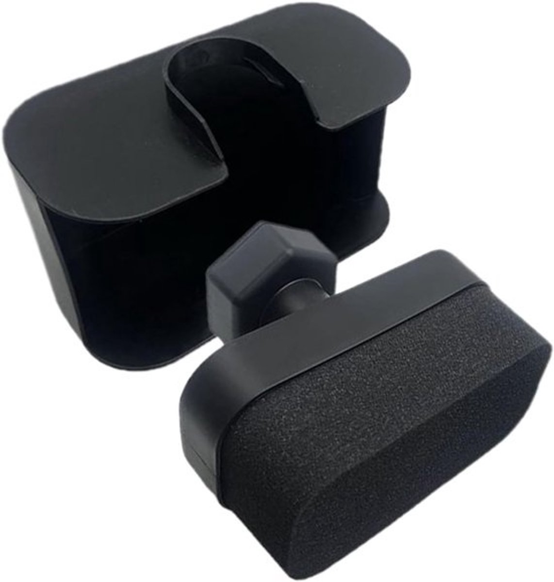 Banden Glans Applicator - Wiel Borstel - Auto Polijsten - Verdeelt Gelijkmatig - 16 x 13 x 8 cm - Zwart