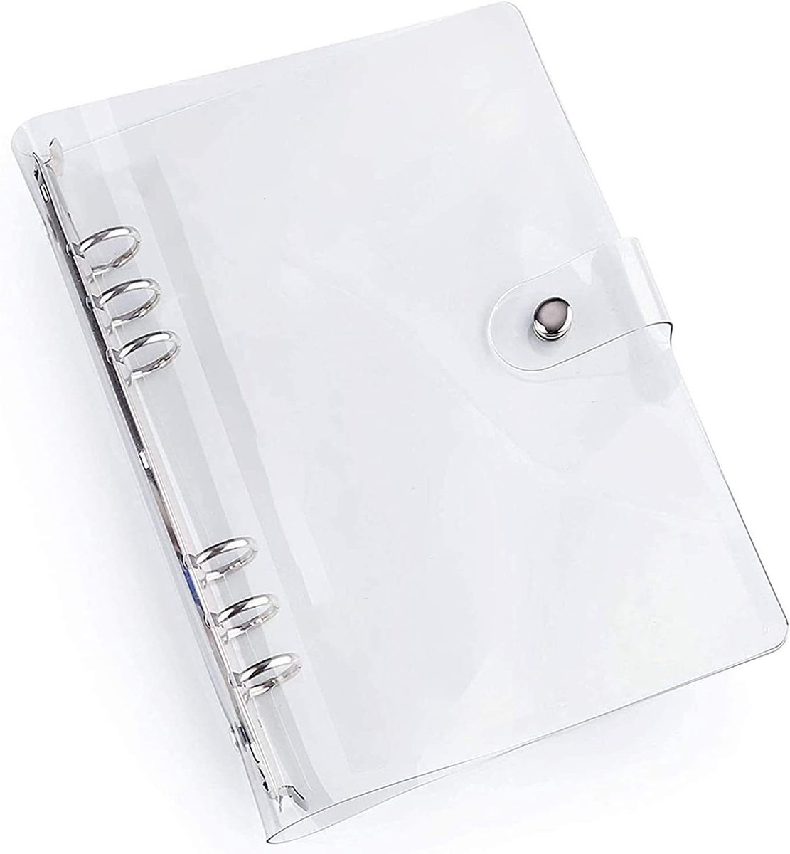 Dailygoods- Ringbinder Waterdicht - A7 6 Gaten - PVC Cover - Transparant - DIY Fotoalbum - Persoonlijke Organisator - Duurzaam - Notebookhoes