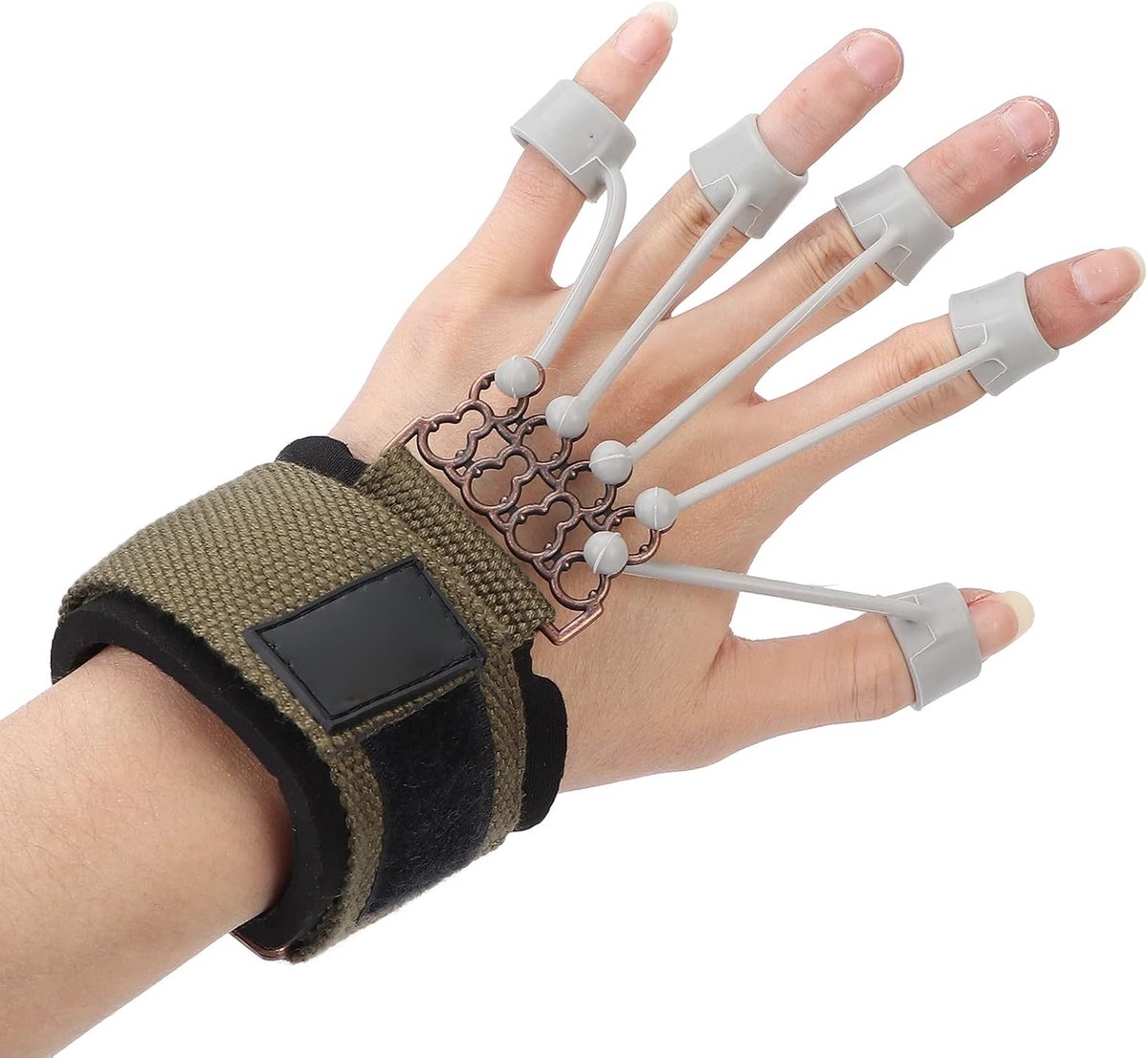 Dailygoods - Vingertrainer - Handversterker - Verbeter gripkracht - 20Lb/40Lb - Vingerweerstandsband - Geschikt voor artritis - Handyoga-uitrusting