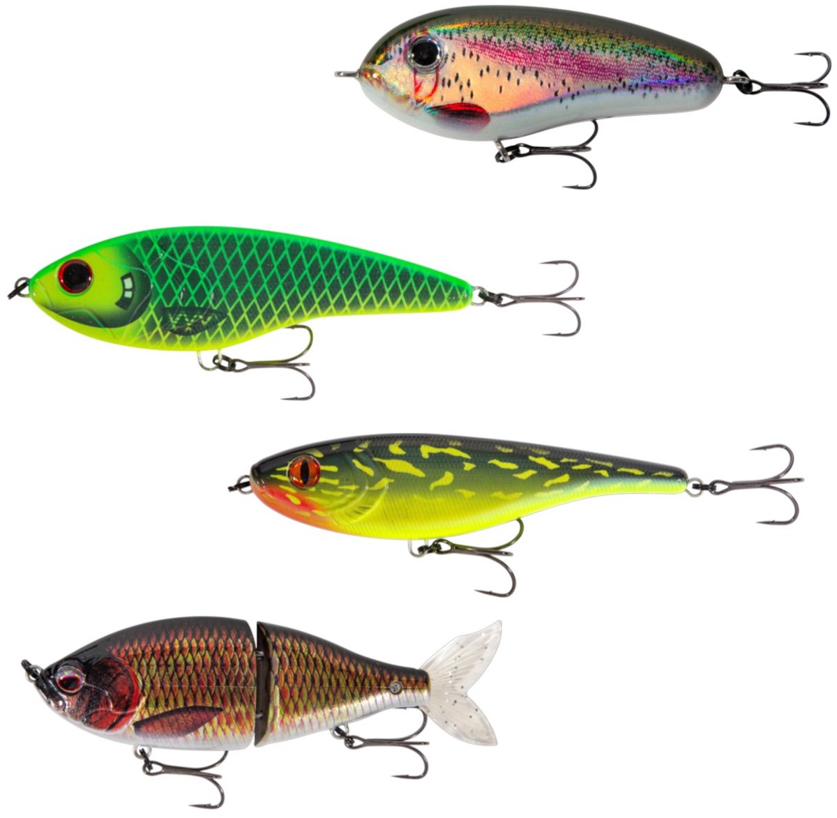 Ultimate Jerkbait Selection (4pcs) - Jerkbait
