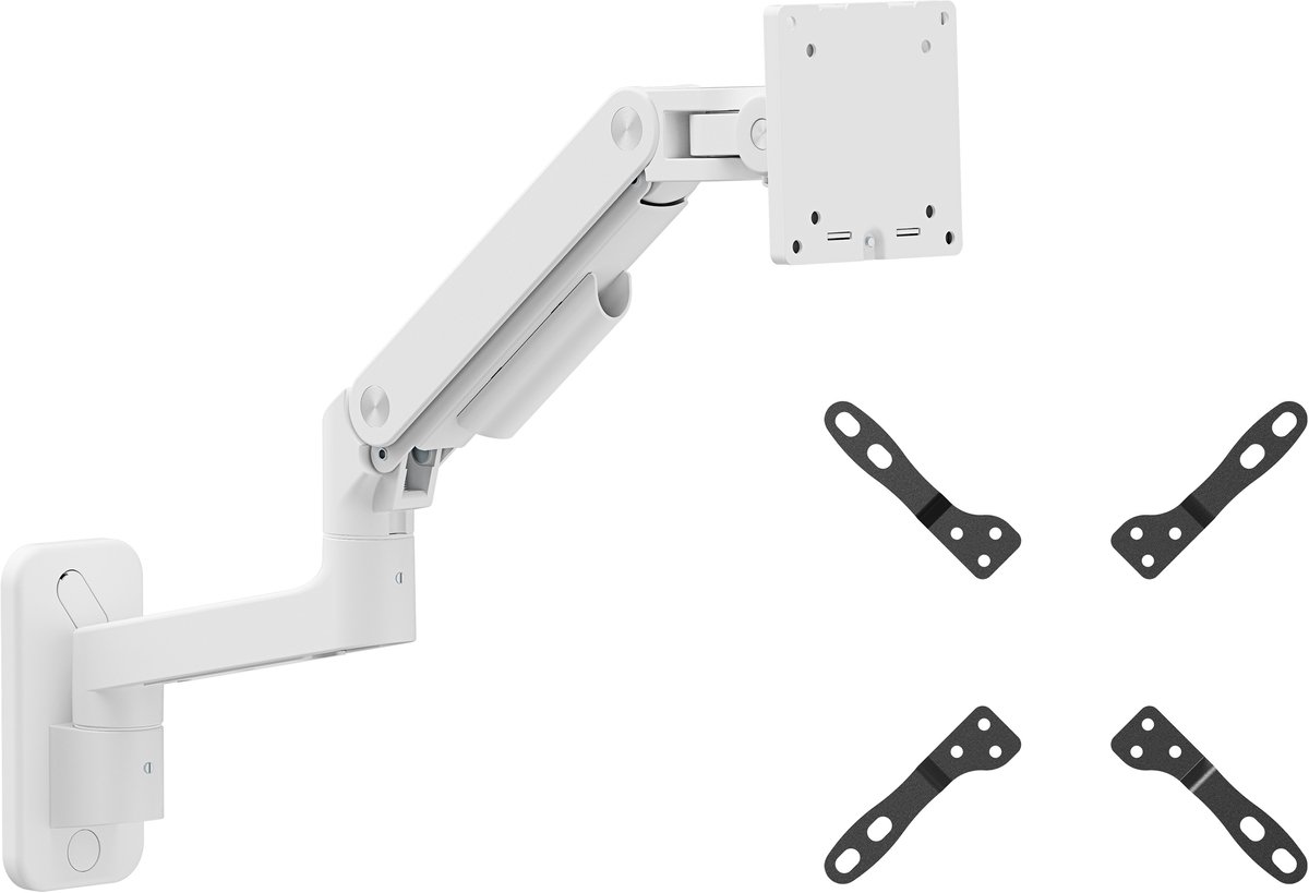 Equip 650140 flat panel bureau steun 124,5 cm (49") Muur Wit