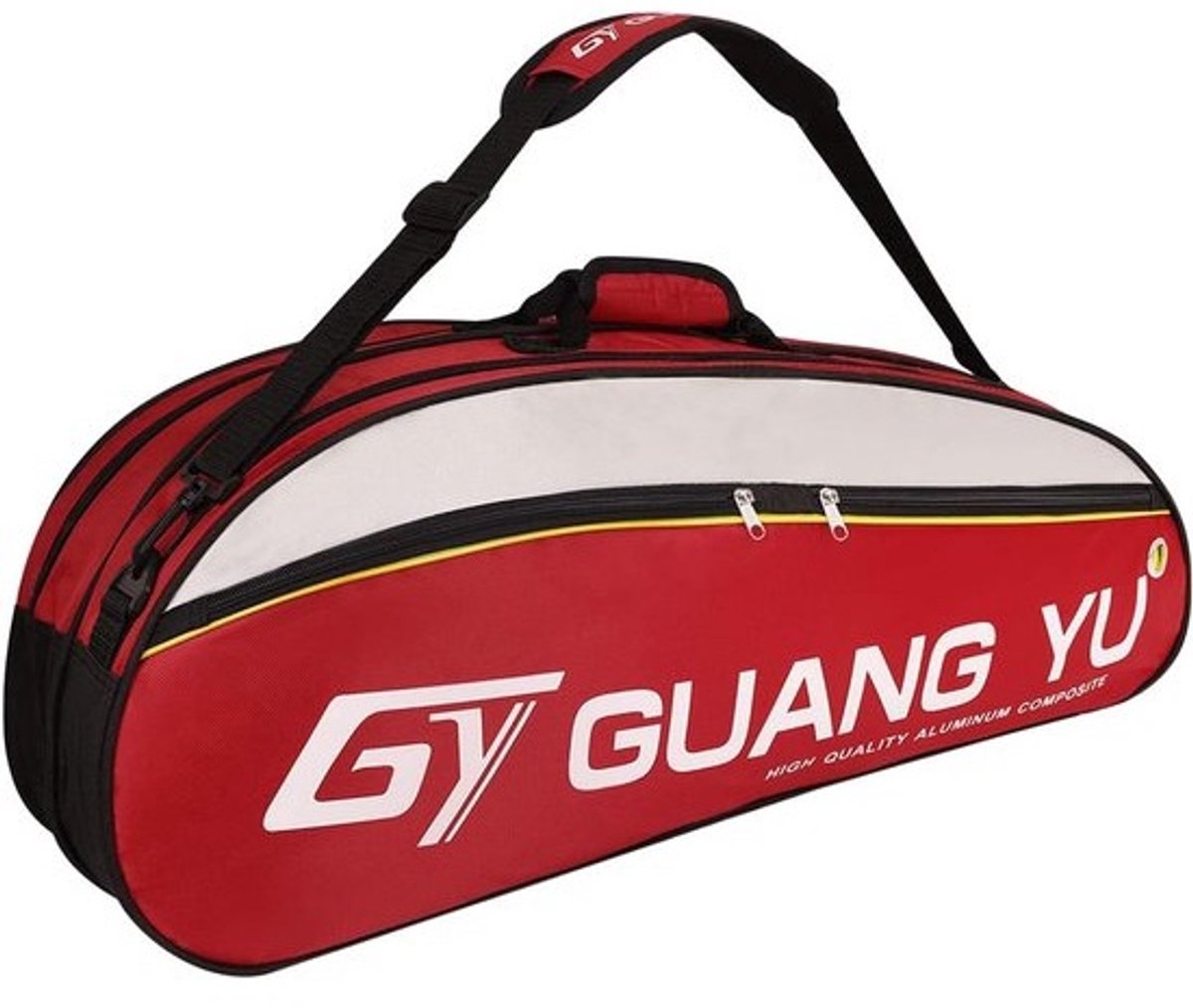 Grote Sporttas voor Badminton en Tennis Rackets - Duurzame Schoudertas voor 6 Rackets en Sportspullen