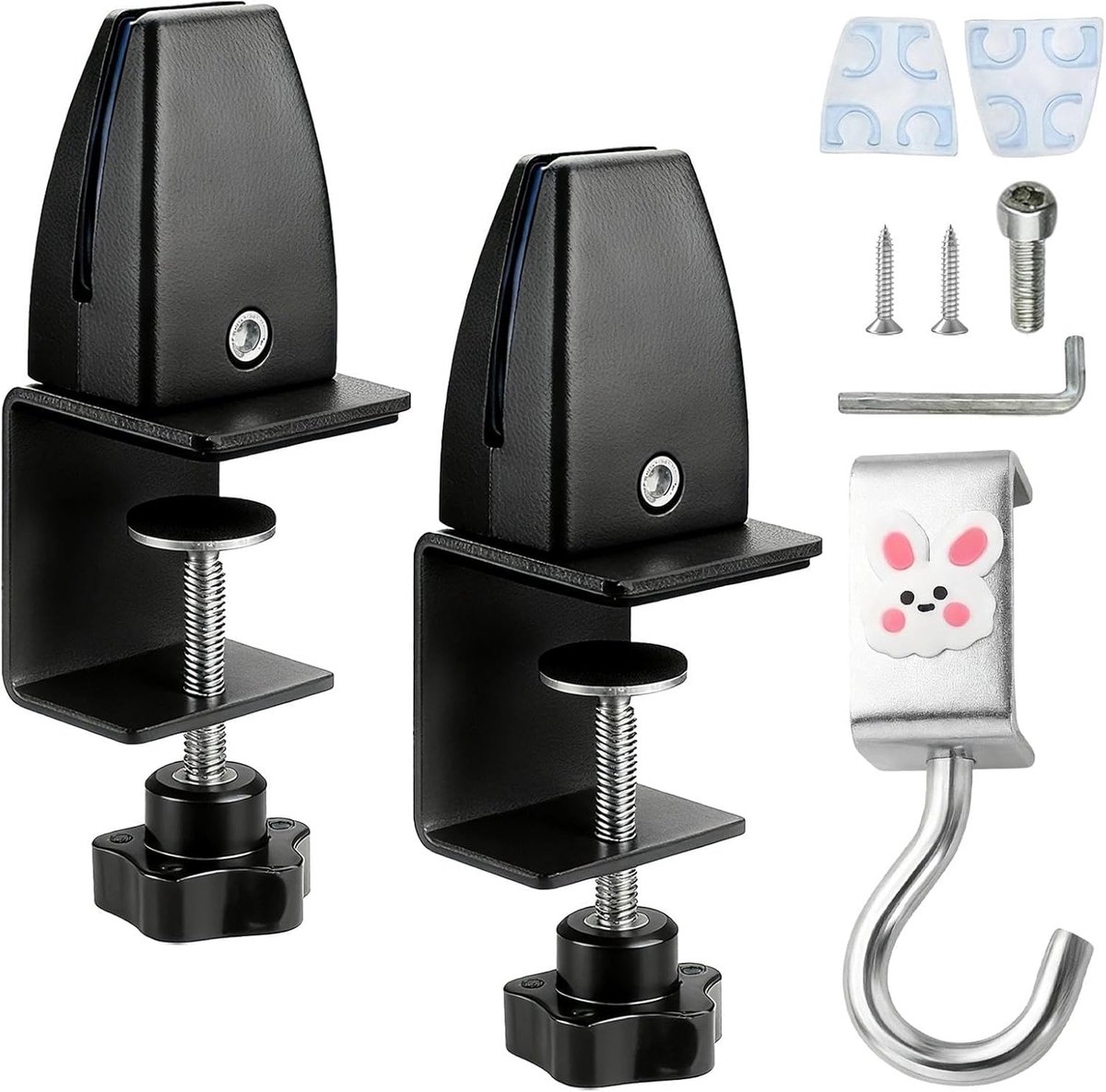 2 stuks bureau scheidingswand clip scheidingswand bureau houder verstelbare bureauscheidingswand clip bureau scheidingswandklem voor kantoor, bibliotheek klaslokaal