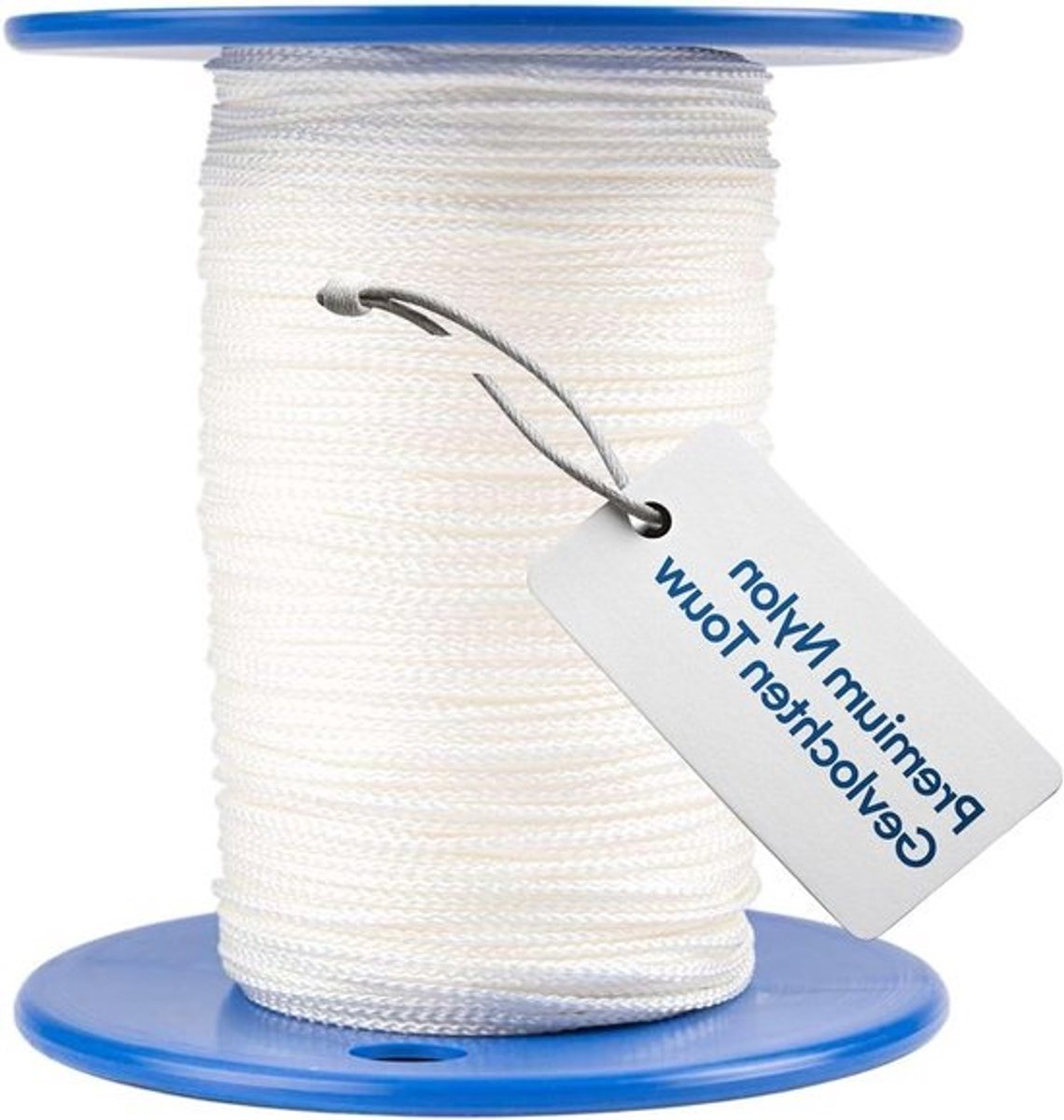 Nylon Touw - Gevlochten Koord - Knutselen Outdoor - Kernloos Ontwerp - 100 Meter - Wit