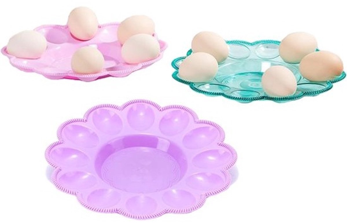 Eierhouder - Opbergrek - Keuken Organiseren - Decoratief Serveerbord - 25 x 6 cm - Uniek