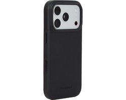 Troubadour Lederen Hoesje – Geschikt voor iPhone 18 Pro – Gemaakt van premiumleder – Ontwikkelt unieke patina – MagSafe compatible - Zwart