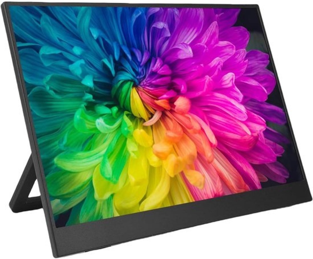 Draagbaar Scherm - Extra Monitor - Productiviteit Verhogen - Plug and Play - 14 inch - Zwart
