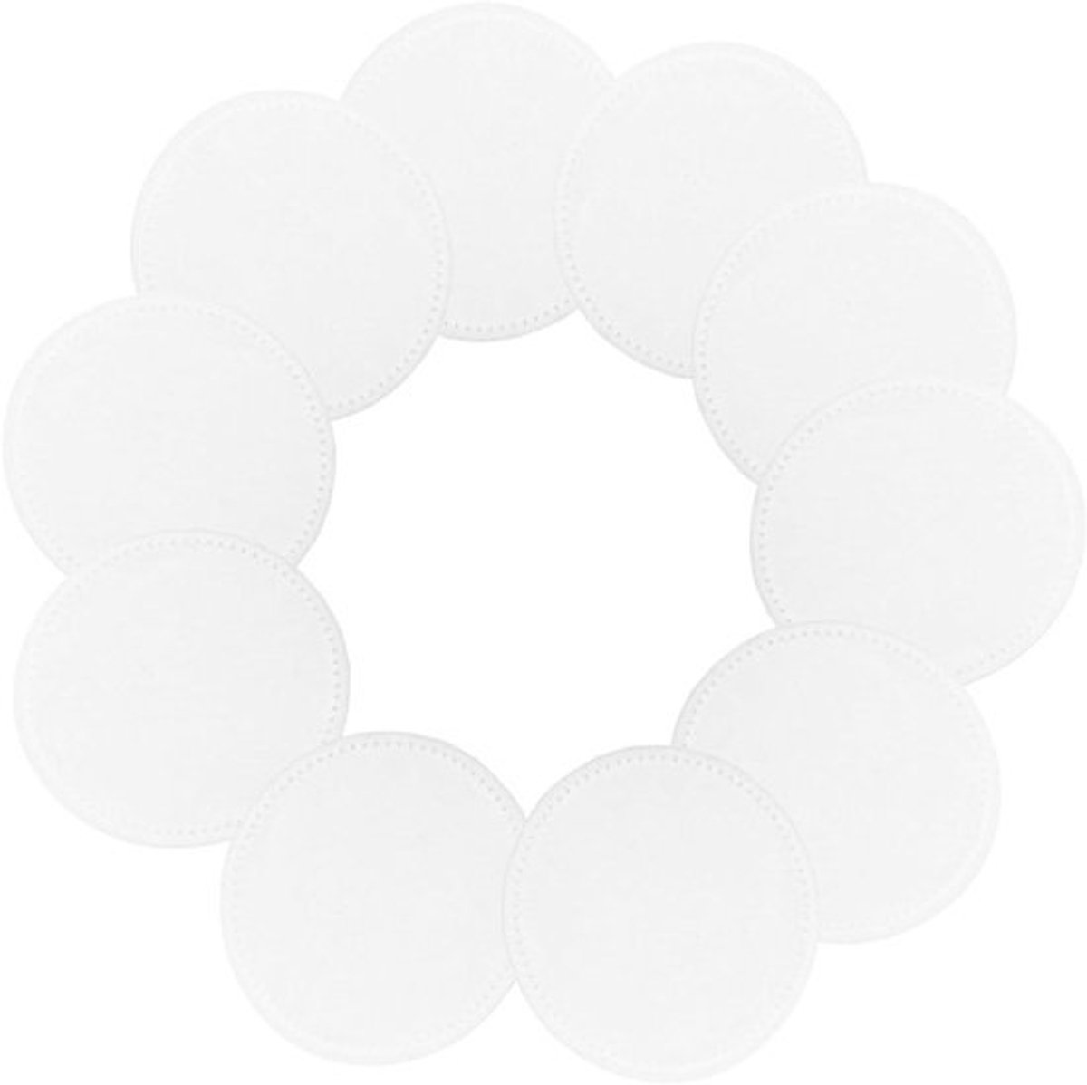 Wattenschijfjes Katoen - Make-up Pads - Make-up Verwijderen - Dikke Drie Laags - 200 Stuks - Wit